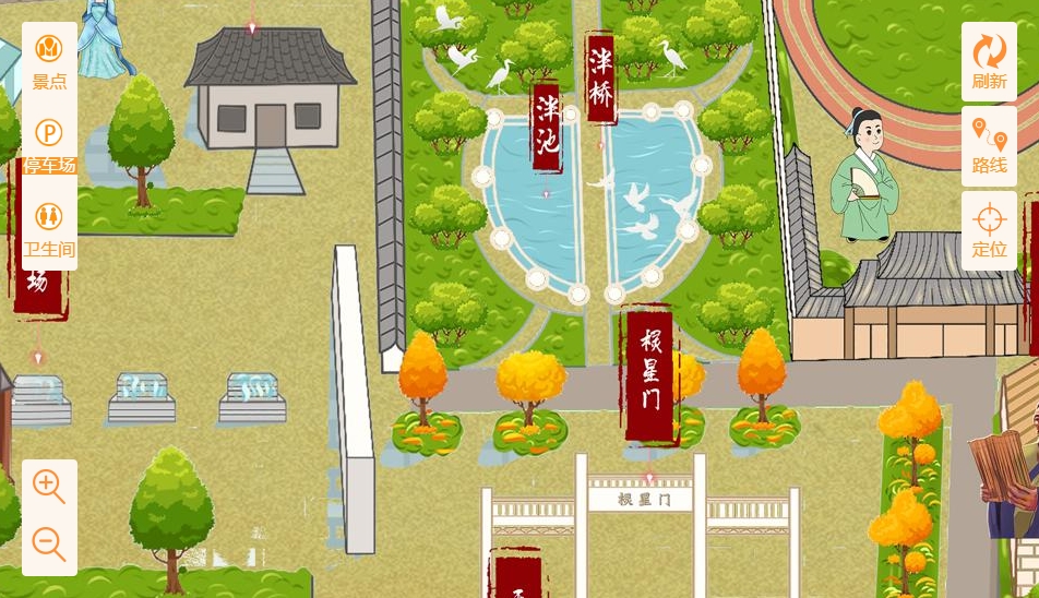 自贡手绘地图景区语音讲解导览系统：智慧景区建设的基石